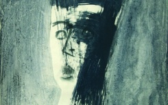 Retrato en gris I
                              	/ tempera s/papel
                              	/ 69x45 cm
                              	/ New York 1997