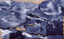 Paisaje 2
                              	/ tempera s/papel
                              	/ 48x74cm
                              	/ Sarajevo 1988