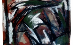 Sin título
                              	/ tecnica mixta s/papel
                              	/ 25x26,5cm
                              	/ Sarajevo 1987