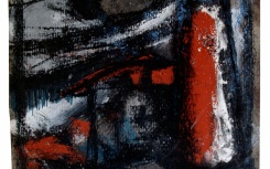 Sin título
                              	/ tecnica mixta s/papel
                              	/ 25x26,5cm
                              	/ Sarajevo 1987
