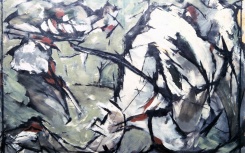 Sin título
                              	/ tecnica mixta s/carton
                              	/ 60x70cm
                              	/ Sarajevo 1990