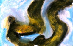 Sin título
                              	/ tecnica mixta s/papel
                              	/ 16x30cm
                              	/ Sarajevo 1990