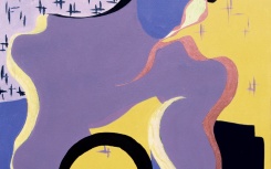 Ritratto di colonello
                              	/ tecnica mixta s/tela
                              	/ 80x70cm
                              	/ Roma 1984