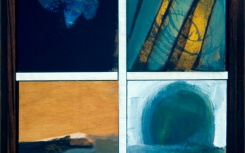 Sin título
                              	/ oleo s/madera
                              	/ 47,5x47,5cm
                              	/ Lima 1992