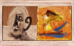 Sin título
                              	/ oleo s/madera
                              	/ 28x47cm
                              	/ Lima 1992
