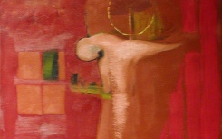Sin título
                              	/ oleo s/tela
                              	/ 35,5x45,5cm
                              	/ Roma 1990