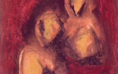 Sin título
                              	/ pastel s/carton
                              	/ 43x40cm
                              	/ Roma 1990