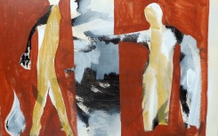 Sin título
                              	/ oleo s/carton
                              	/ 22x33cm
                              	/ New York 1997